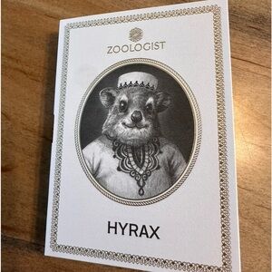 Zoologist Hyrax Perfume